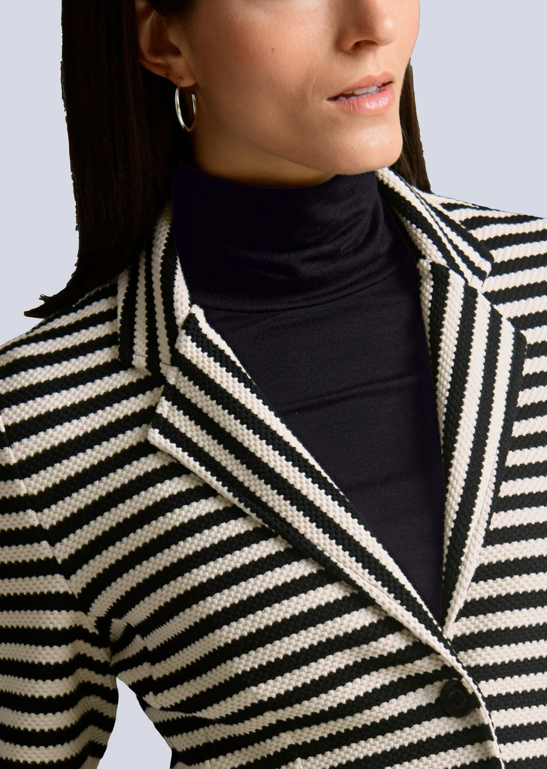 Blazer in Streifendessin