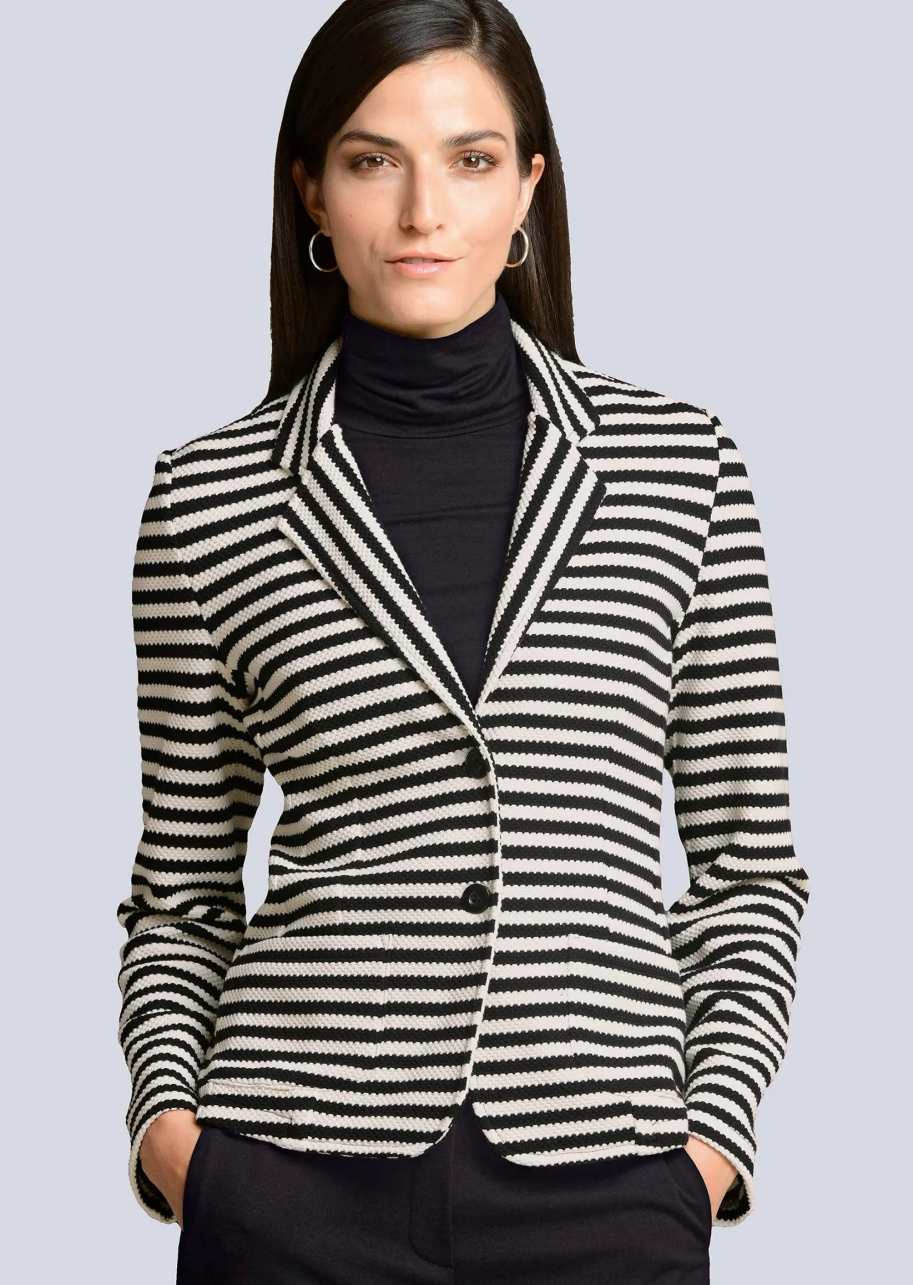 Blazer in Streifendessin