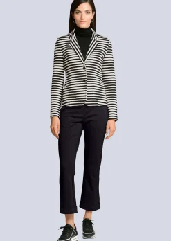Blazer in Streifendessin