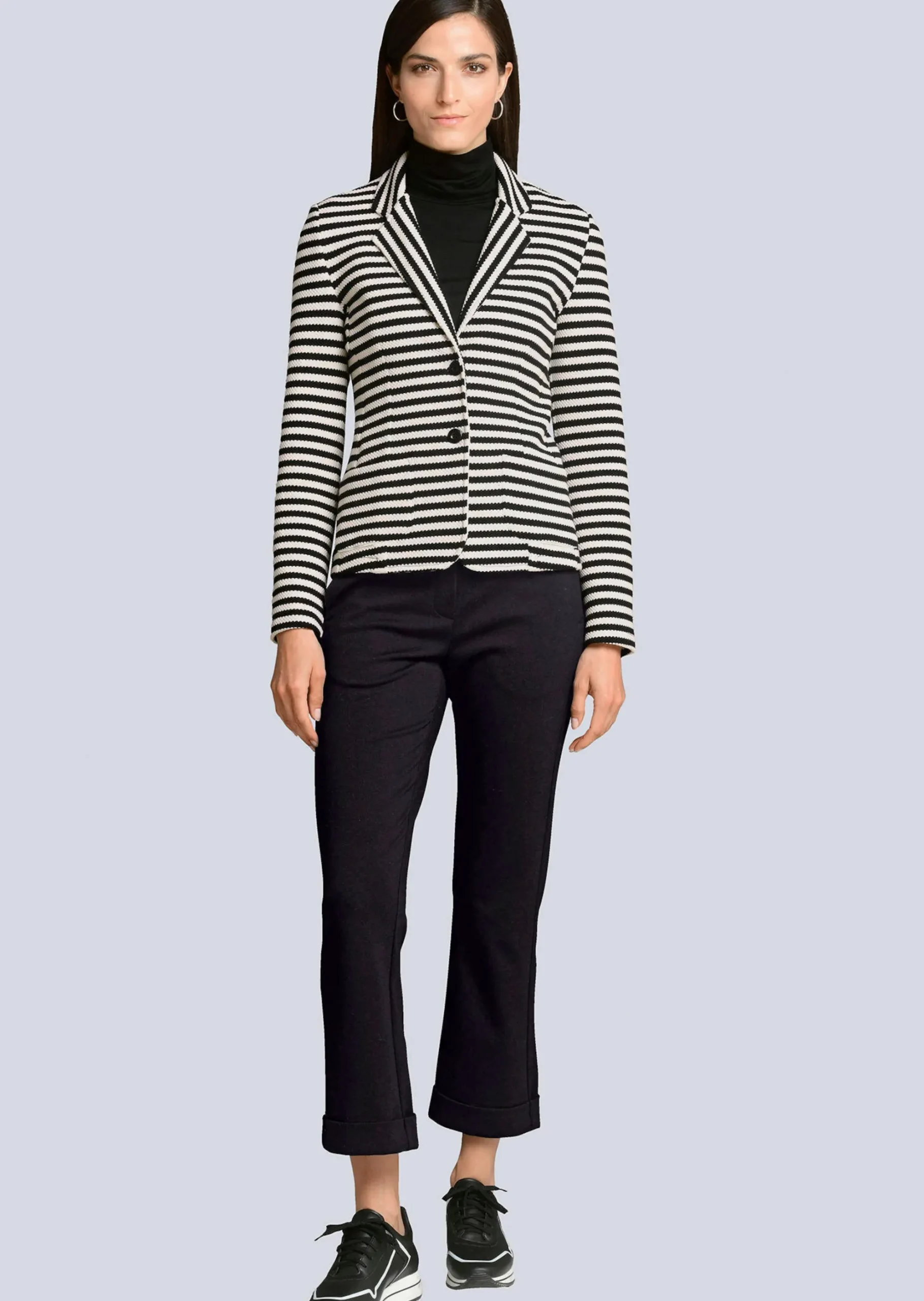 Blazer in Streifendessin