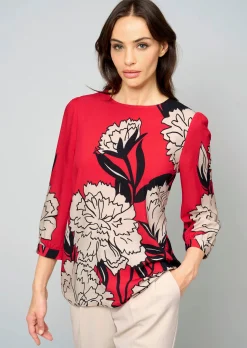 Bluse mit leichtem Ballonärmel