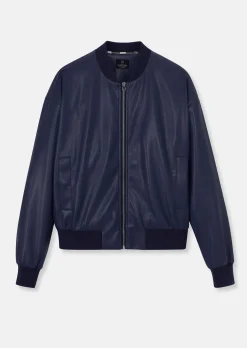 Bomberjacke in cooler Leder-Optik