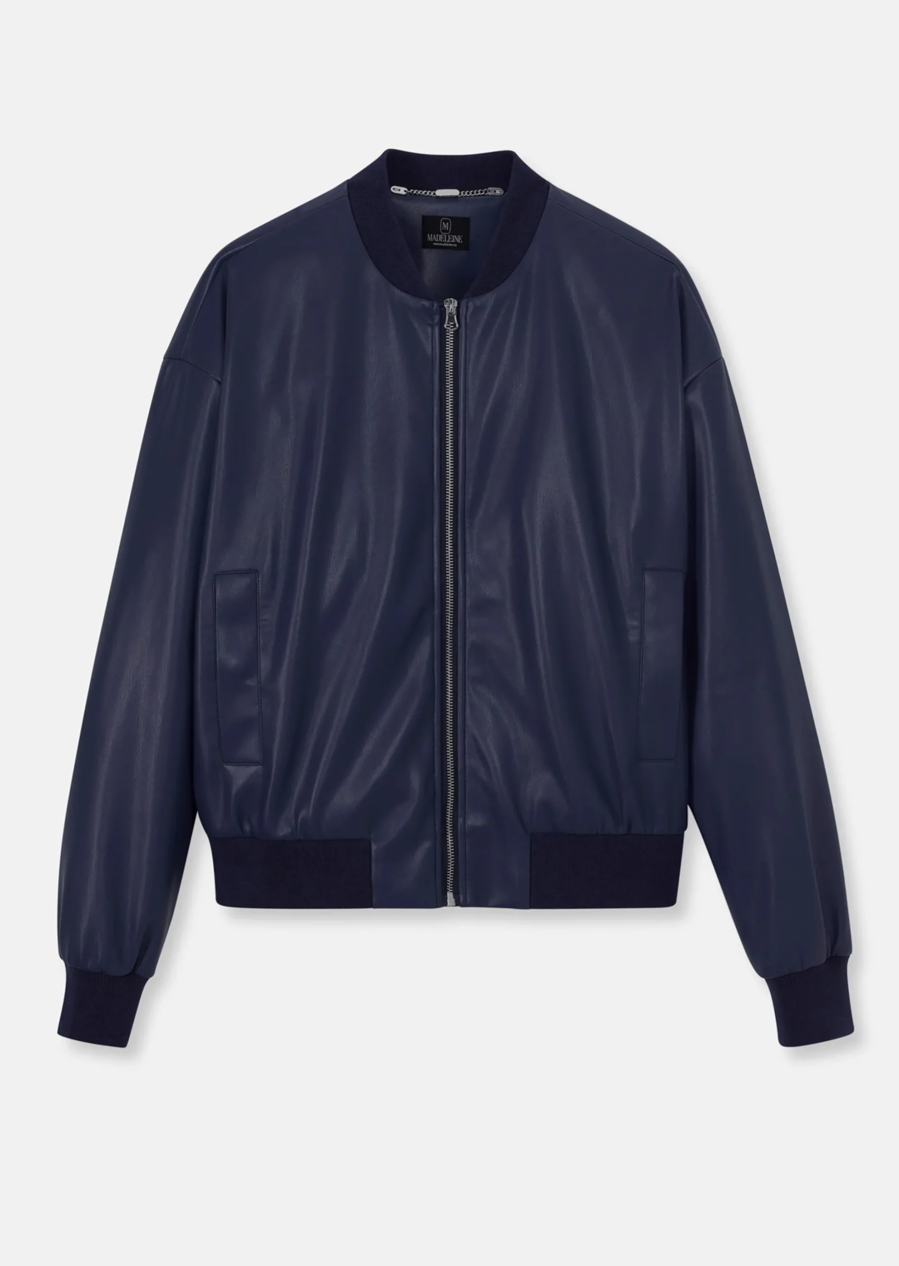 Bomberjacke in cooler Leder-Optik
