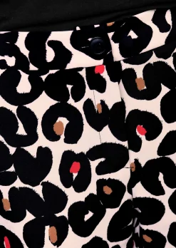 Hose mit Animal-Print