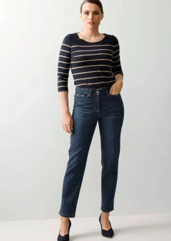 Jeans mit Nietenverzierung