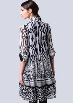 Kleid allover im neu designten Mustermix