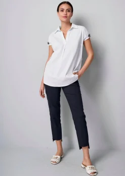 Longbluse mit Kettendetails am Arm