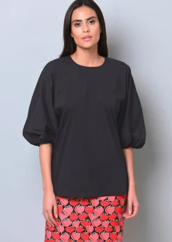 Oversizedbluse mit Fledermausärmel