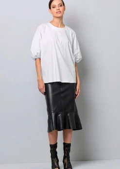Oversizedbluse mit Fledermausärmel