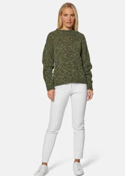 Pullover mit Stehkragen