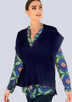 Pullunder in lässiger Oversized-Form