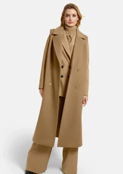 Ärmellose Longweste im Mantel-Look