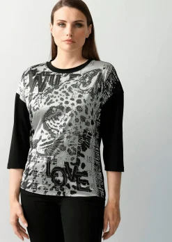Shirt mit platziertem Druck