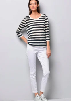 Shirt mit transparenten Streifen