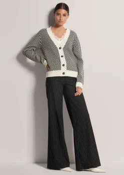 Strickjacke mit Jacquard-Muster